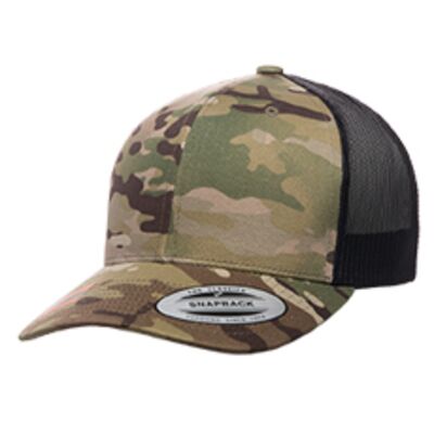 YP Classics® Retro Trucker Multicam® Snapback Thumbnail