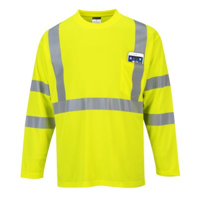 Hi-Vis Long Sleeve Pocket T-Shirt Thumbnail